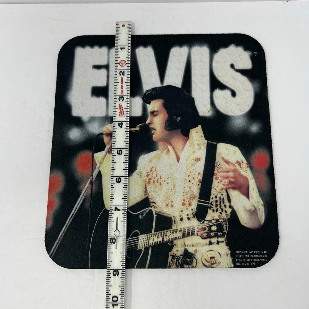 EPE Elvis Presley 8x8 inch Multicolor Pictorial Non Slip Vintage 2001 Mouse Pad